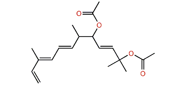 (3E,5E,9E)-8,11-Diacetoxy-3,7,11-trimethyldodeca-1,3,5,9-tetraene